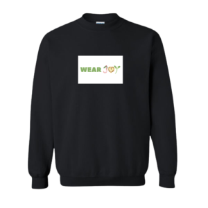 Wear Joy Logo Black Sweatshirt